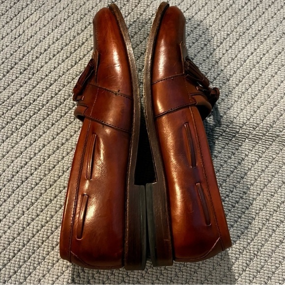 Allen Edmonds Alexandria Tassled Fringe Loafers Leather Kiltie Designer Mens 11 - Picture 8 of 10